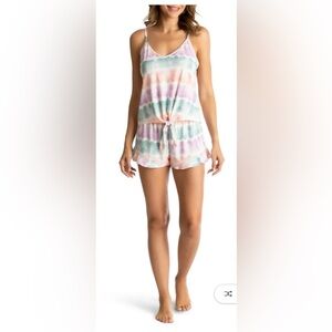 Women's Tie-Dye Pajama Set